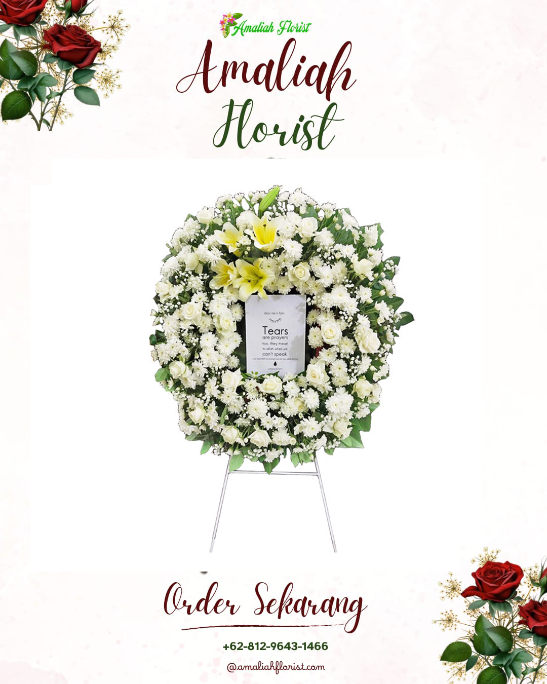 Krans Bunga Duka Slahung